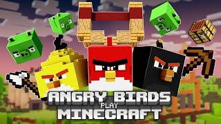 If Angry Birds Play Minecraft  Minecraft Animation 