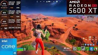 RX 5600 XT  Fortnite Chapter 5 Season 4 - 1080p Low Medium High Epic