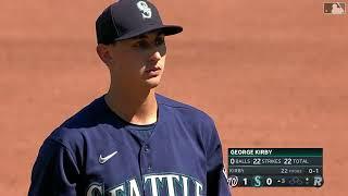 Mariners George Kirby starts game with 24  straight strikes MLB record