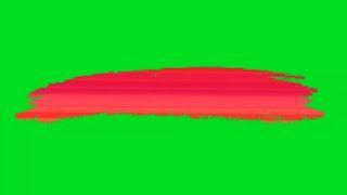 10 Colorful Brush Stroke Green Screen VFX FX Effects HD