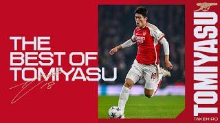 Takehiro Tomiyasus top moments at The Arsenal  Best of Compilation