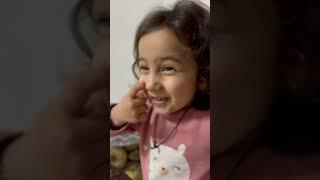 Kübra ve minik kardan adam #funnykid #funnyvideo