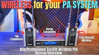 WIRELESS For Your PA SPEAKERS - Alto Professional Stealth Wireless Pro