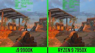 Ryzen 9 7950X vs i9 9900K Benchmarks  4K RTX 4090