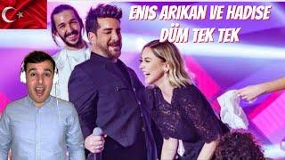 Italian Reaction To  Hadise ve Enis Arıkan - Düm Tek Tek  O SES TÜRKİYE - 2021 YILBAŞI ÖZEL