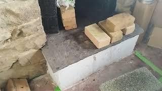 Irish stone cottage restoration - Modifications to the Base for Stove Installation