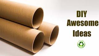 DIY - Ideas from Cardboard Tubes  Best out of waste