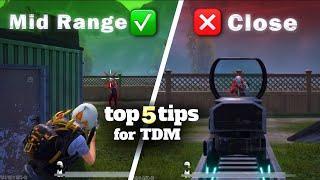 Top 5 Tips & Tricks to become a TDM Master ⁉️  PUBG Mobile 2