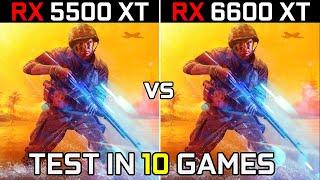 RX 5500 XT vs RX 6600 XT  How Big is the Difference?  2021