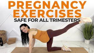 Pregnancy Exercises For Second Trimester Safe For ALL Trimesters