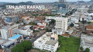Suasana Pusat Kota Tanjung Karang Bandar Lampung  Drone View