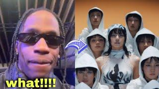 Travis Scott Reacts To Rockstar By Lisa  whats going on with Lisa??