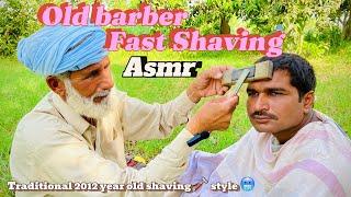 Asmr fast shaving cream with barber is old part130