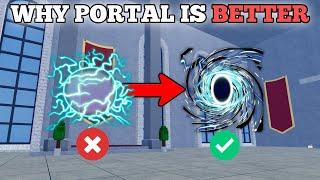 Why Portal is BETTER Than Rumble in Blox Fruits.. Roblox