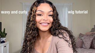 How I Style And Maintain WavyCurly Wigs