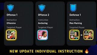 How To Use  Individual Instructions    New Feature  eFootball 24