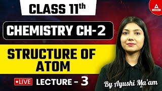 Class 11th Chemistry  Chapter 4 Structure of atom For Board Exam 2024 -25 By Ayushi Maam