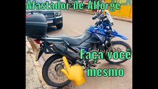 Fazendo um afastador de alforge em casa  caseiro - Crosser 150 - faça você mesmo