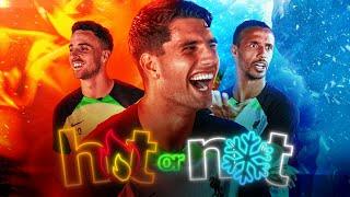 HOT OR NOT?  Jota Szoboszlai & Matip dispute initiation songs haircuts & more