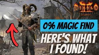 I ran 24 hours of Trav with 0% Magic Find Here’s what I found - Diablo 2 Resurrected