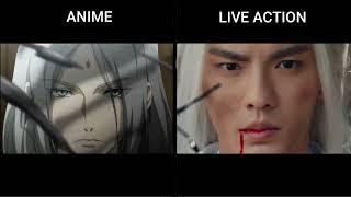 Chou Soran Vs Chou Reigyoku  Hitori no Shita - The Outcast  Anime Vs Live Action  Part1