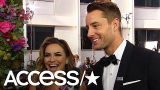 Justin Hartley & Chrishell Stause Gush About Walking The Globes Carpet As Newlyweds  Access