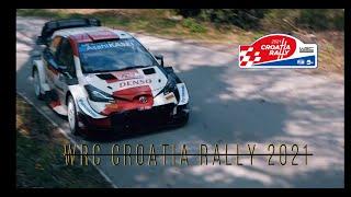 WRC Croatia Rally 2021  Short cinematic + real action 