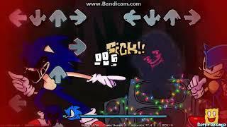 FNF - You Cant Run with Genesis Sonic Sprites + Normal Sanic