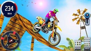 Motocross Stunt Bike Race Simulator - Offroad Driving Bike Motor Racer - Android GamePlay #3