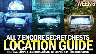 All 7 Encore Secret Chests Location Guide Exotic Catalysts NES008 & NES009 Destiny 2