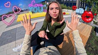 CRAZY GIRL FELL IN LOVE AND WONT LEAVE ME ALONE  Romantic Love Story ParkourPOV