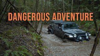 DANGEROUS Off-Road Adventure After Storm  Jeep Gladiator & Toyota 4Runner