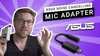 ASUS AI Noise-Canceling Mic Adapter Review for remote work can it replace Krisp? - Running Remote