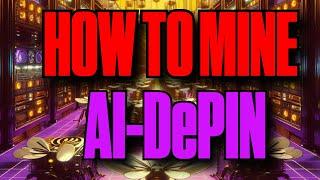 How to Mine AI-DePIN  AIDP Windows and HiveOS