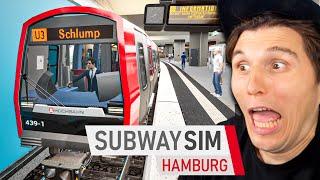 Erster Tag als U-Bahnfahrer in HAMBURG  Subway Sim Hamburg