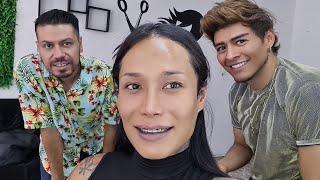 Kary Torres Oficial está realizando una transmisión en vivo maquillaje con Lian extenciones