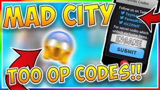 ALL **WORKING** MONEY CODES IN MAD CITY ROBLOX