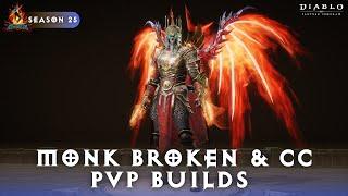 Diablo Immortal - Monk Broken & CC PVP Builds Season 25