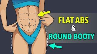 20-MINUTE FLAT ABS & ROUND BOOTY WORKOUT – PILATES INSPIRED ROUTINE