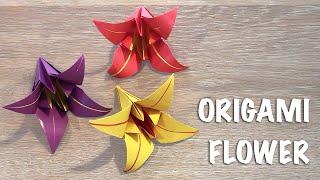 Origami Lily  How to Make Origami Lilies Out of Paper