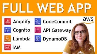 AWS Portfolio Project Build an End-to-End Web Application with 7 Services  Step-by-Step Tutorial