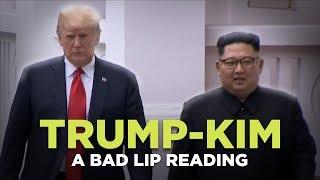 TRUMP-KIM SUMMIT — A Bad Lip Reading