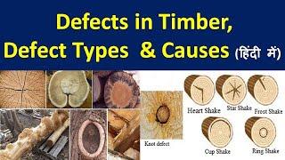 Defect in timber  Defect in wood  Types of Defect in timber  Causes of Defect in timber  Timber