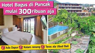 Hotel murah di Puncak Bogor punya kolam renang & teras pandang yang cantik ‼️ Villa NJD Puncak Bogor