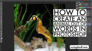 HOW TO CREATE AN ANIMAL OUT OF WORDS IN PHOTOSHOP