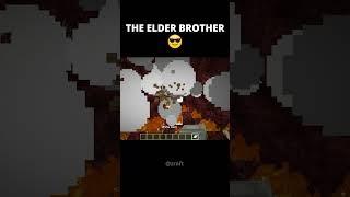 When its Younger Brother VS Elder Brother  Minecraft