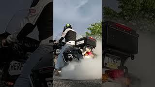 Burnouts with REAL Police Motorcycles