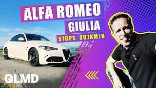 Alfa Romeo Giulia Quadrifoglio  Drifttest mit 510 PS & V-Max 307 kmh  Matthias Malmedie