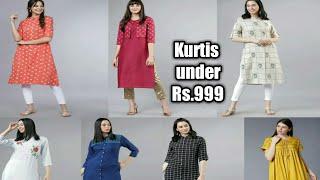 Latest Kurtis collection below Rs.999 offers ends soonbuy now