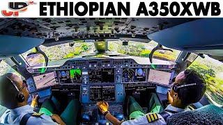 Piloting AIRBUS A350XWB out of Addis